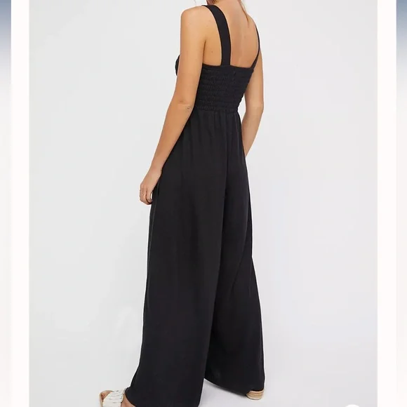 Free People Black Jumpsuit - Picture 2 of 4